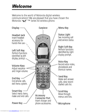 Motorola V 60 Owner's Manual