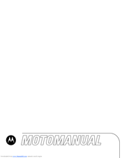 Motorola MOTORAZR V3t Motomanual