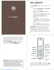 Motorola MOTORAZR-V8 - RAZR2 V8 Manual