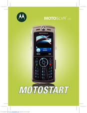Motorola MOTOSLVR 6802931J79 Quick Start Manual