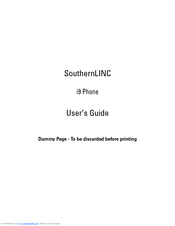 Motorola SouthernLINC i9 User Manual