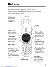 Motorola V70 Owner's Manual