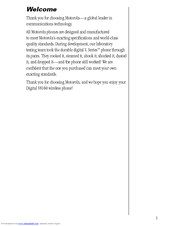 Motorola V8160 User Manual