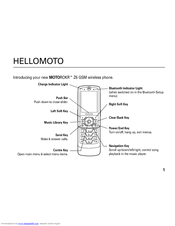 Motorola MOTOROKR Z6 User Manual