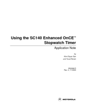 Motorola ONCE SC140 Application Note