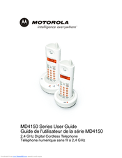 Motorola CORDLESS EXPANSION HANDSET-MD4153 User Manual