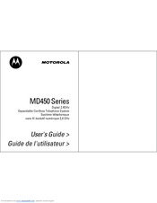 Motorola MD450 Series User Manual