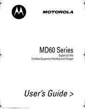 Motorola MD60 Series User Manual
