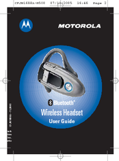 Motorola CFJN1688A11/2005 Руководство Пользователя