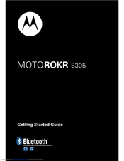 Motorola MOTOROKR S305 Getting Started Manual