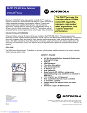 Motorola BLE87 Specifications