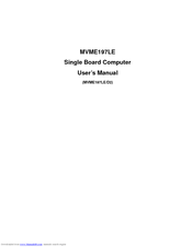 Motorola MVME197LE User Manual