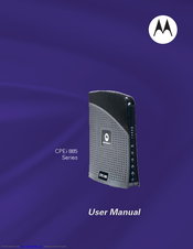 Motorola CPEI 885 Series User Manual