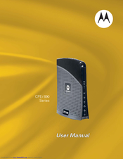 Motorola CPEI 890 User Manual