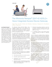 Motorola Netopia 2247-42 Datasheet