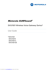 Motorola SURFboard SVG1501U User Manual