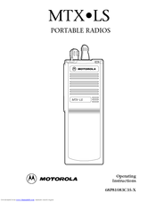 Motorola MTX-LS Operating Instructions Manual