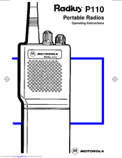Radius radius P110 Operating Instructions Manual