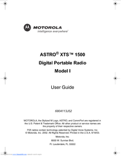 Motorola ASTRO XTS 1500 I User Manual