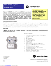 Motorola MB87 Specifications