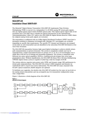 Motorola SG4-DRT-2X Installation Sheet