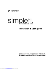 Motorola simplefi Installation & User Manual