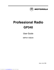 Motorola GP340 User Manual