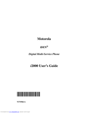 Motorola iDEN User Manual