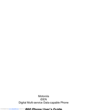 Motorola NNTN5565A User Manual