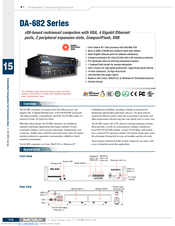 Moxa Technologies DA-682 Series Brochure & Specs