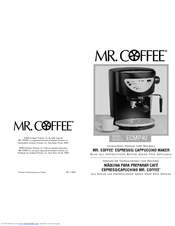 Mr. coffee ECMP40 Manuals | ManualsLib