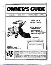 MTD 242-645-000 Owner's Manual
