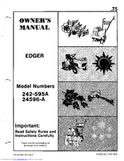 MTD 242-595A Owner's Manual