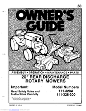 MTD 111-328-300 Owner's Manual