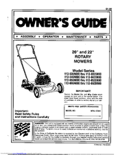 MTD 113-042D000 Series Owner's Manual