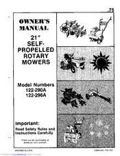 MTD 122-290A Owner's Manual