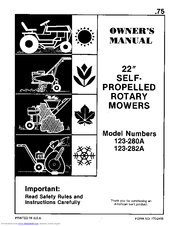 MTD 123-282A Owner's Manual