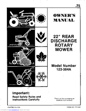 MTD 123-364A Owner's Manual