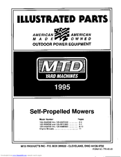 MTD Series 280 Illustrated Parts List