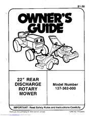 MTD 127-362-000 Owner's Manual