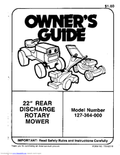MTD 127-364-000 Owner's Manual