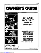 MTD 128-266R000 Owner's Manual