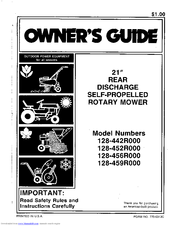 MTD 128-442R000 Owner's Manual