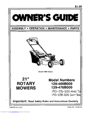 MTD 129-466B000 Owner's Manual
