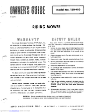 MTD 130-410 Owner's Manual
