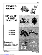 MTD 132-628A Owner's Manual