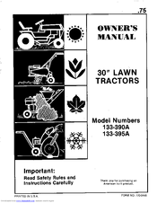 MTD 133-390A Owner's Manual