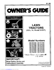 MTD 138-757-000 Owner's Manual