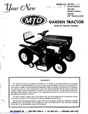 MTD 149-659 Owner's Manual