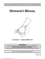 MTD 3000 Operator's Manual